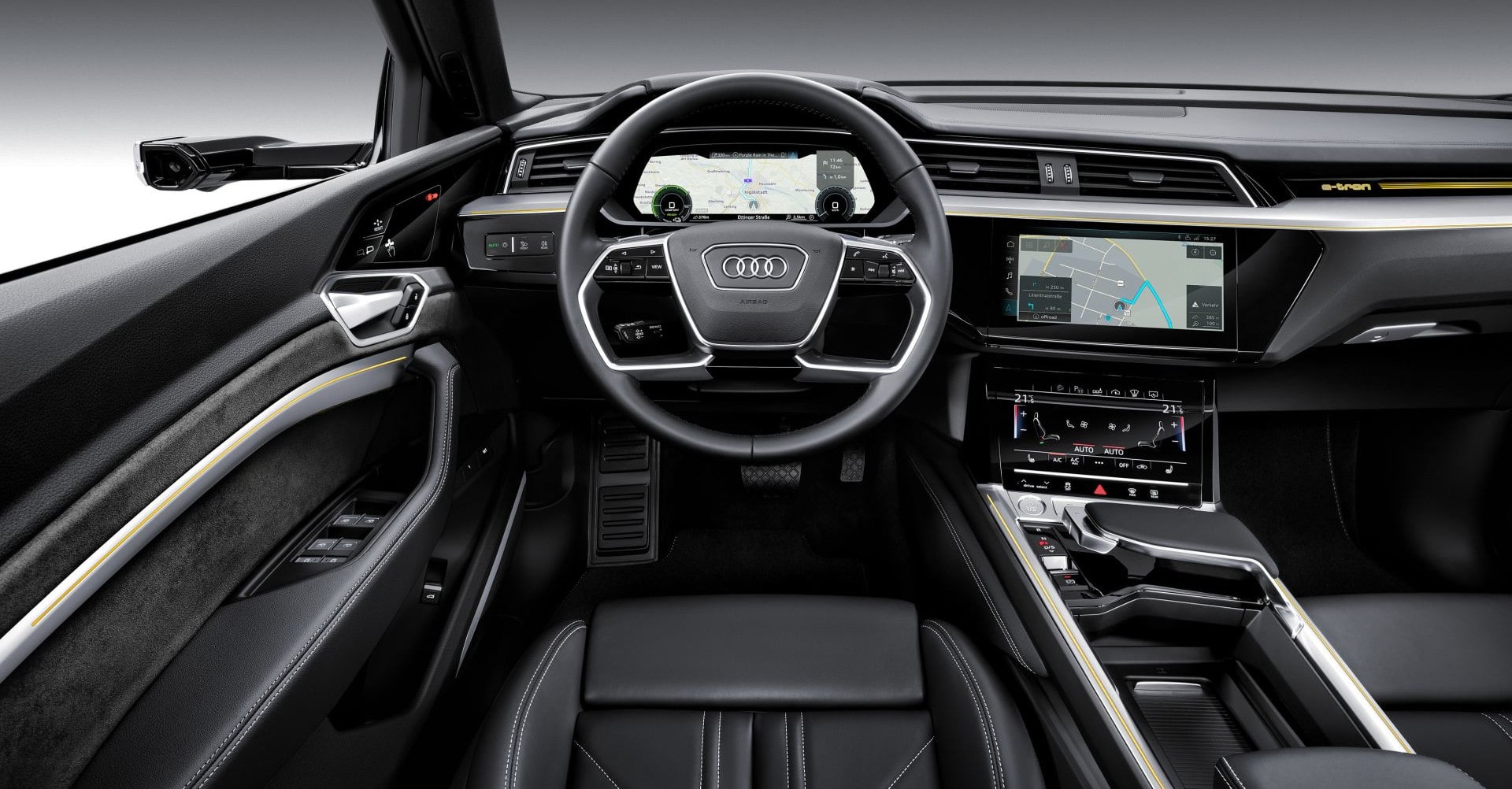 Audi E-tron interiér