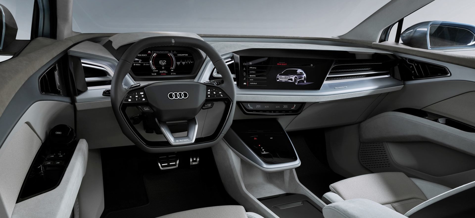 Audi Q4 e-tron interiér