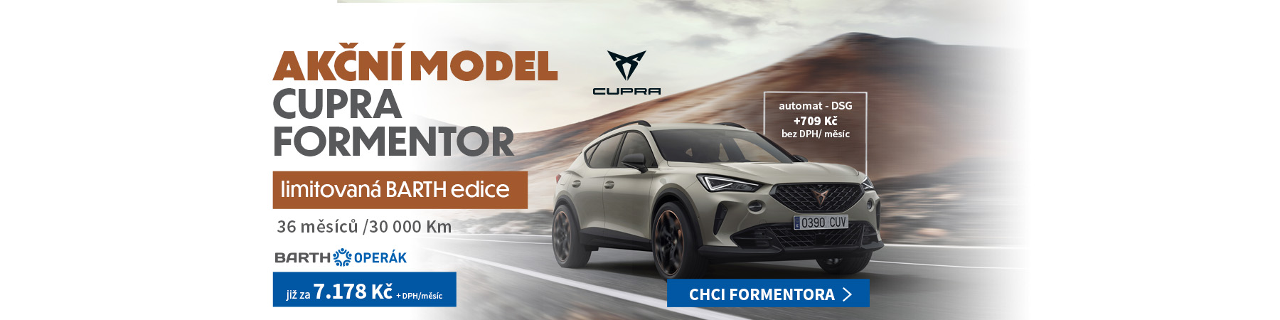 HP CUPRA - akce Cupra Formentor září