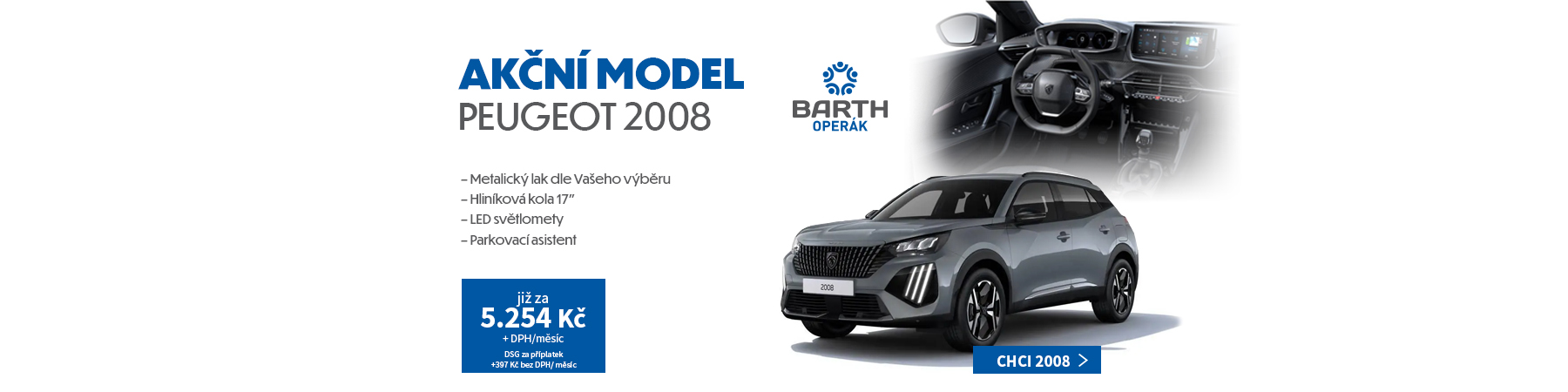  Peugeot 2008 operák- září
