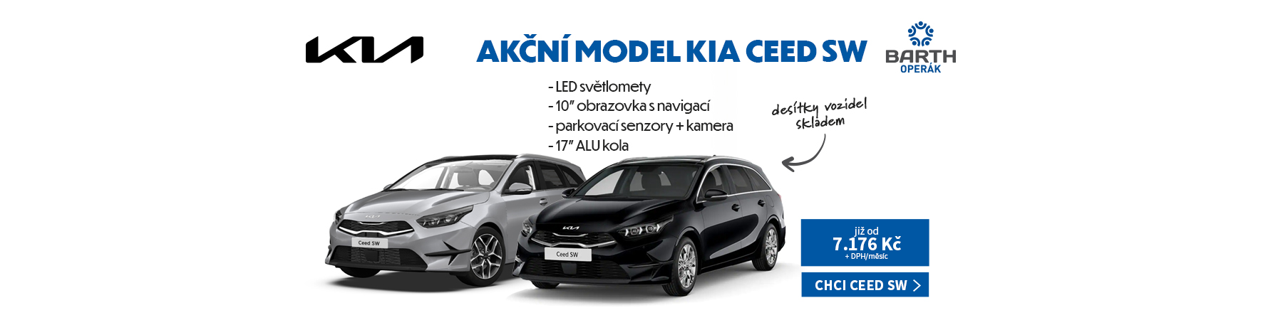 Sekce Kia Ceed SW operák- září