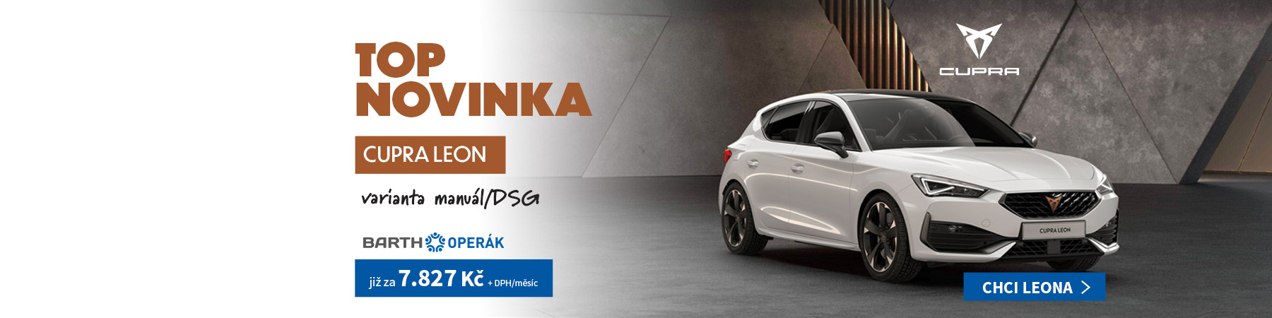 CUPRA Leon BO akce