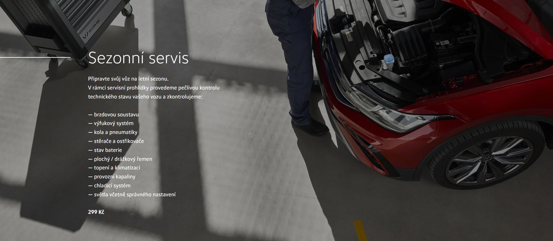 jarní servisní prohlídka Volkswagen