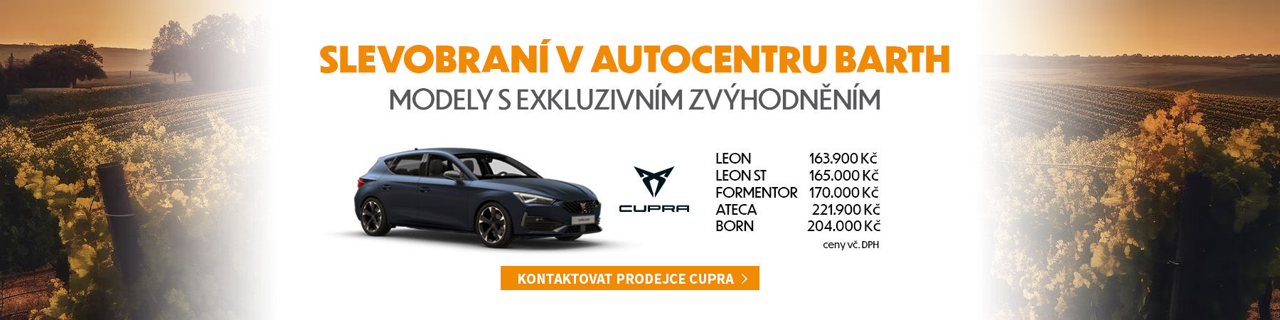CUPRA slevobrani