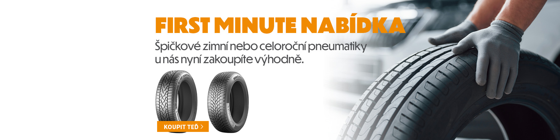 First Minute nákup pneu - zima 2023