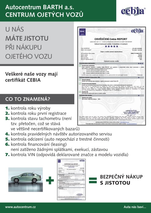 Certifikát CEBIA