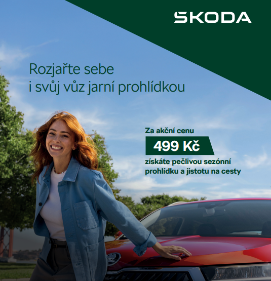Škoda Service: jarní servisní prohlídka za 499 Kč