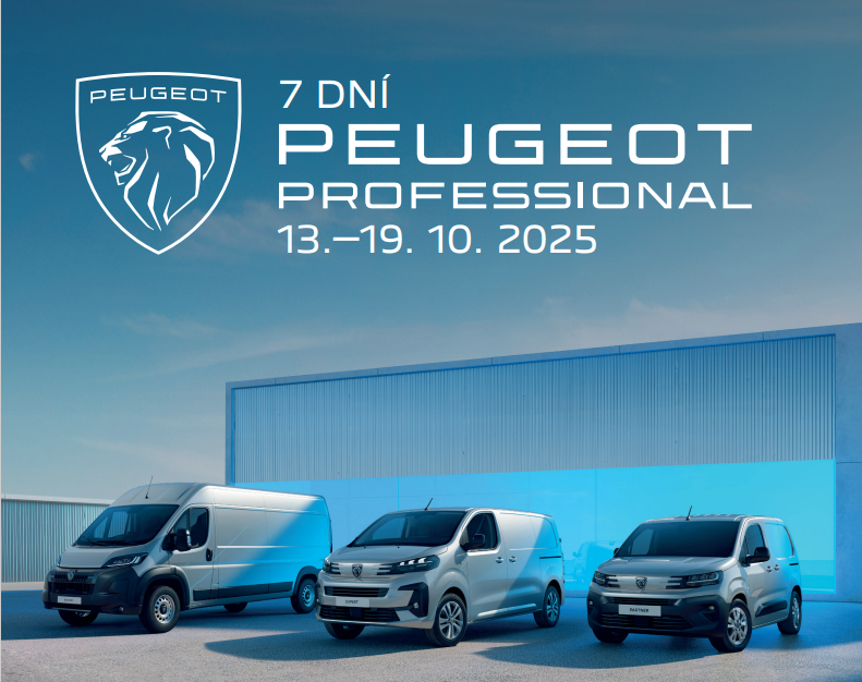 7 DNÍ PEUGEOT PROFESSIONAL JE ZPĚT! Nezmeškejte jedinečnou nabídku.