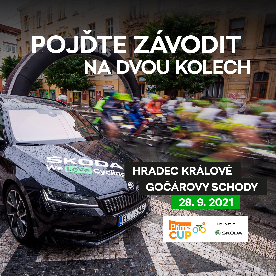Pojďte závodit na dvou kolech! Prima Cup Hradec Králové