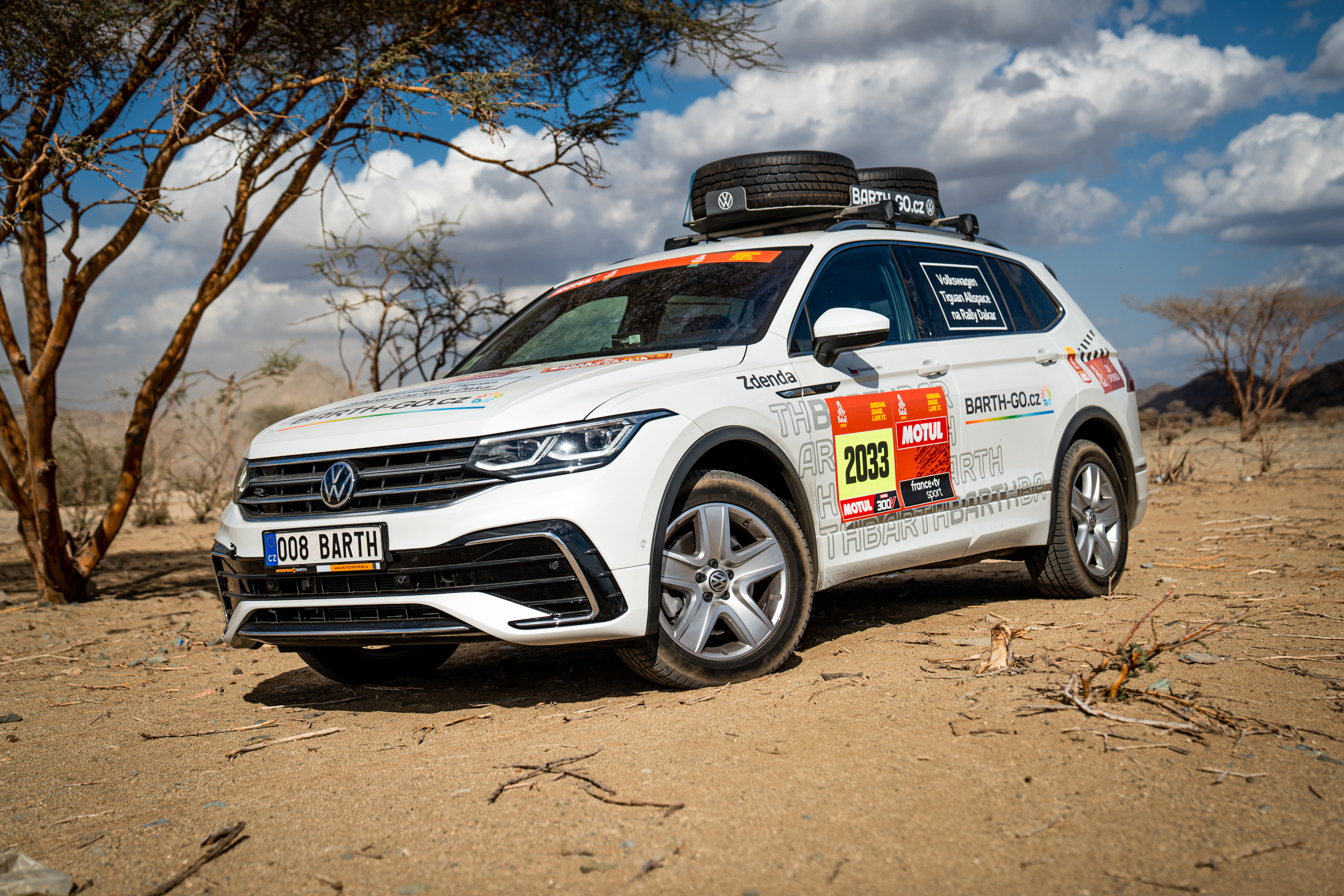 Nový Volkswagen Tiguan Allspace se postaví dakarské výzvě