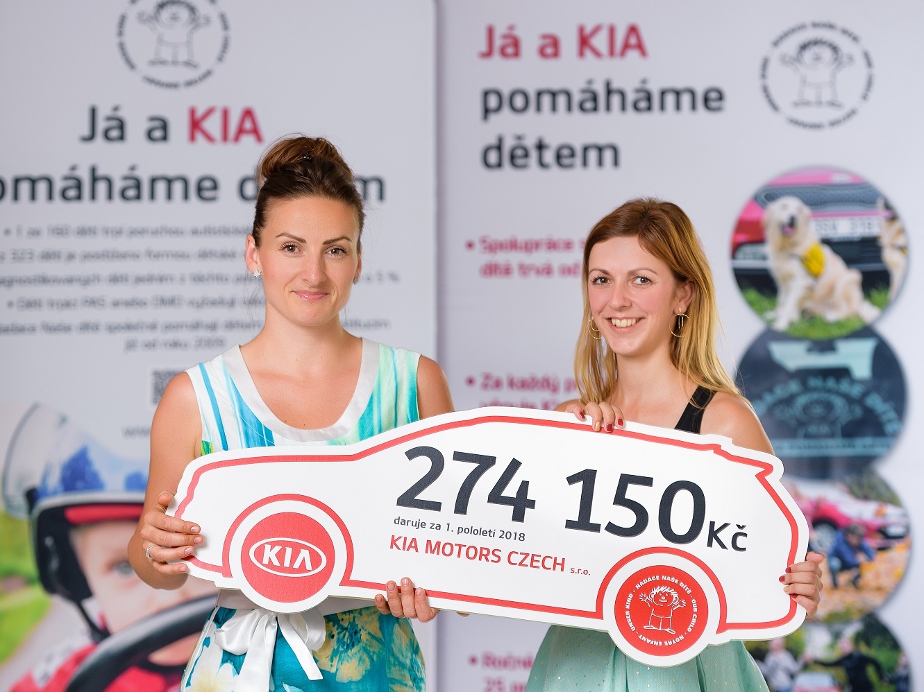 Já a Kia pomáháme dětem: projekt získal 274 150 korun 