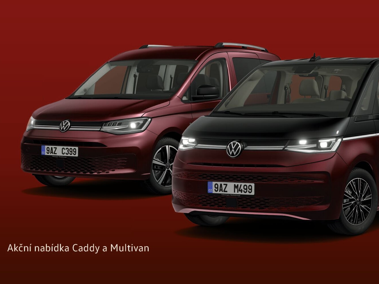 Podzimní zvýhodnění na vozy Volkswagen Caddy a Multivan