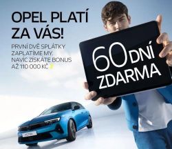 Nezmeškejte akci Opel platí za vás!