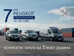 AKČNÍ NABÍDKA UŽITKOVÝCH VOZŮ 7DNÍ PEUGEOT PROFESSIONAL